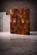 House of BRICE™ Wooden Cutting Board | Double-sided Splicing Checkerboard